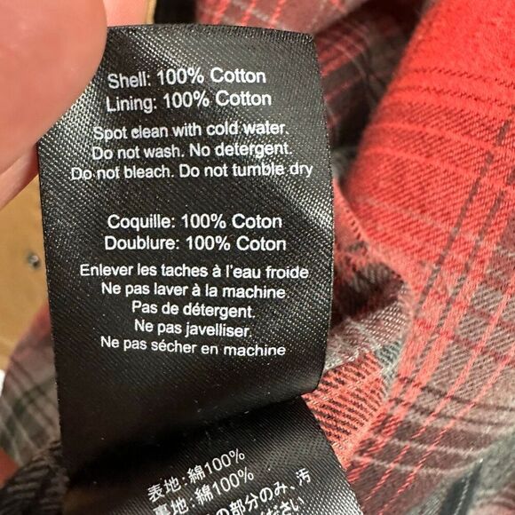 Kavu Men's Partaker Jacket Tobacco Tan Fleece Plaid Lining - Picture 15 of 15